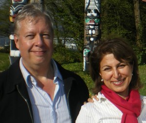 Charles and Sholeh in Vancouver, 2009