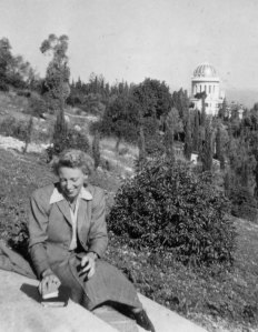 Irene in the Monument Gardens