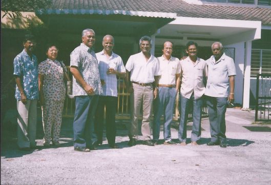 With a group of Malaysian Bahá'ís who came into the Faith in the 1960s and 70s