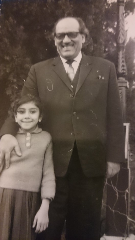 Shida with Hand of the Cause Mr Faizi in 1964