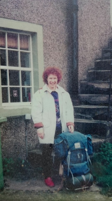 Jane Sadler in 1991, off to Poland for the first time