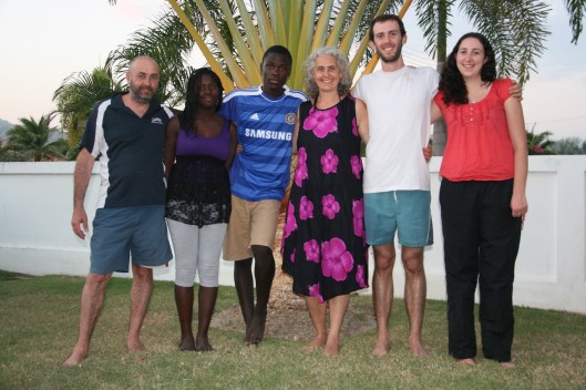 The family in Thailand – Tim, Jasmine, Kenny, Karen, Robert, Esme